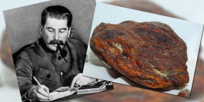 Stalin fuma dintr-o pipa facuta din chihlimbar de Buzau. Valoroasa rasina gasita in comuna Colti are peste un milion de ani vechime
