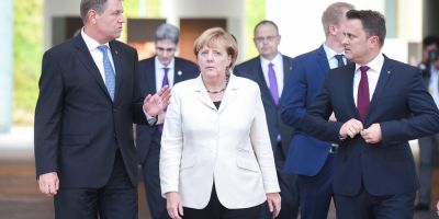 Klaus Iohannis, dupa inalnirea cu Merkel: Pericolul ruperii UE nu exista. Suntem pregatiti sa nu se deschida o ruta Marii Negre pentru migranti